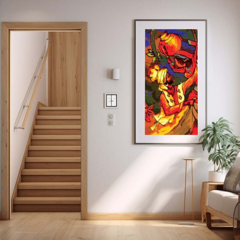 Din Khushiyaan De-Punjabi Folk Dance Painting - image 2