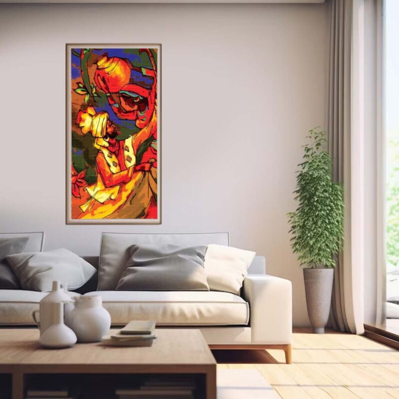 Din Khushiyaan De-Punjabi Folk Dance Painting - image 3