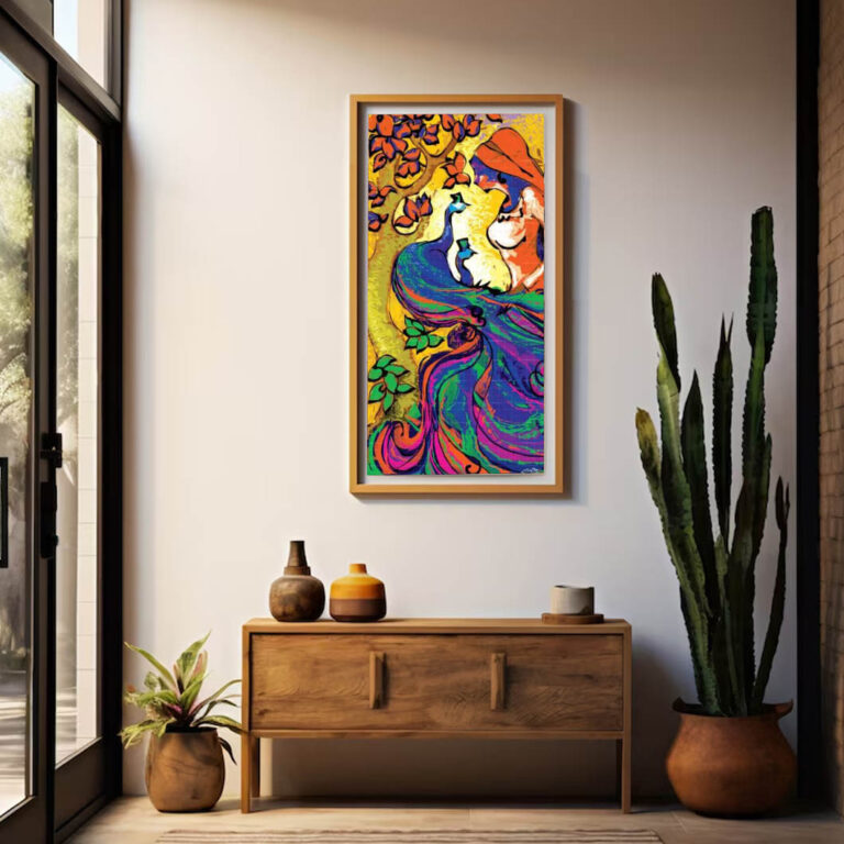 Din Tiyan Varge (Punjabi Mutiyar)- Village Culture Painting - gallery photo 3