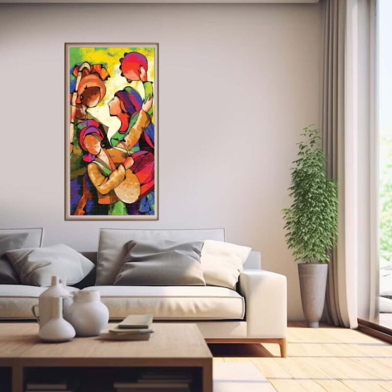 Festivals of Punjab- Village Culture Painting - image 3