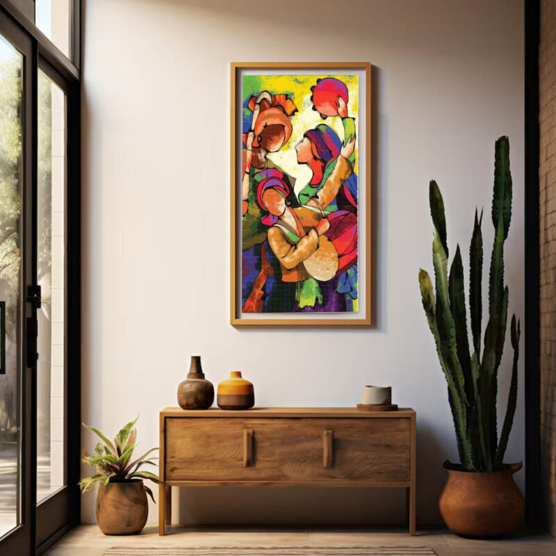 Festivals of Punjab- Village Culture Painting - image 4