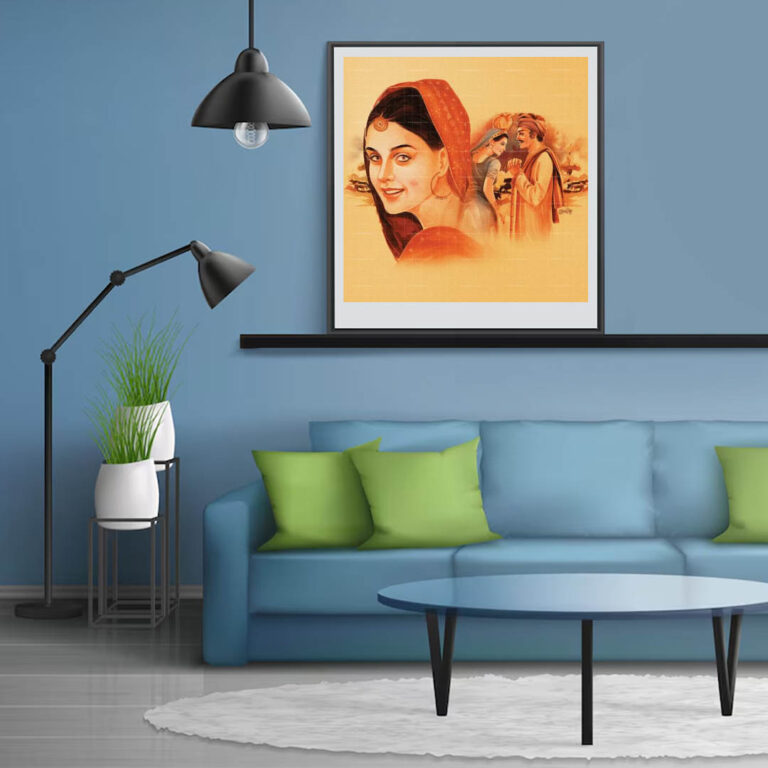 Heer Ranjha- Punjabi Folk Painting - gallery photo 3