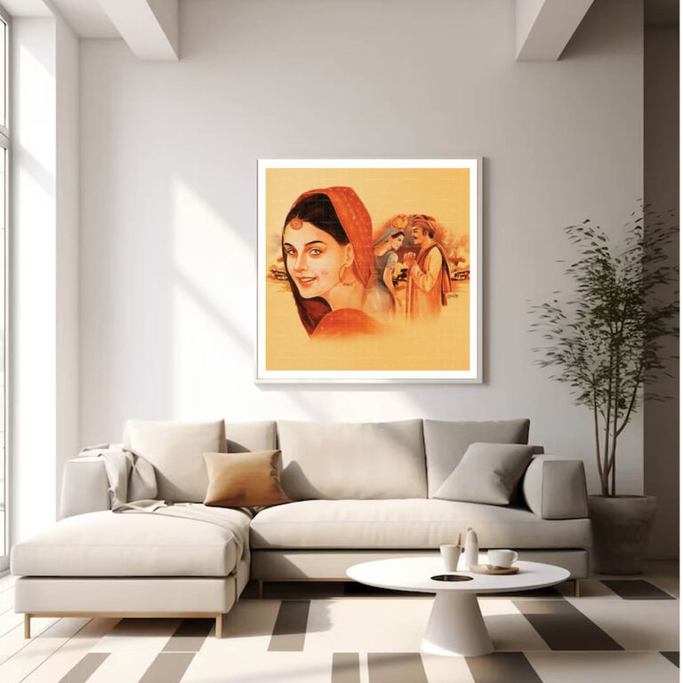 Heer Ranjha- Punjabi Folk Painting - gallery photo 2