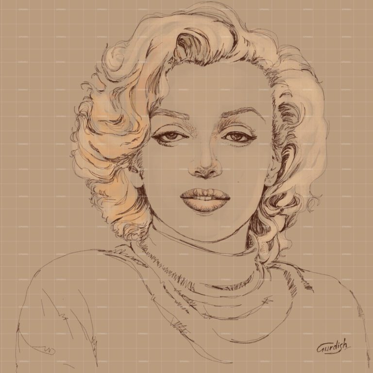 American figurative art of Marilyn Monroe