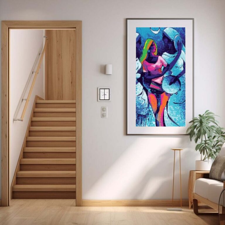 Jago wali Raat-Punjabi Culture Painting - gallery photo 1