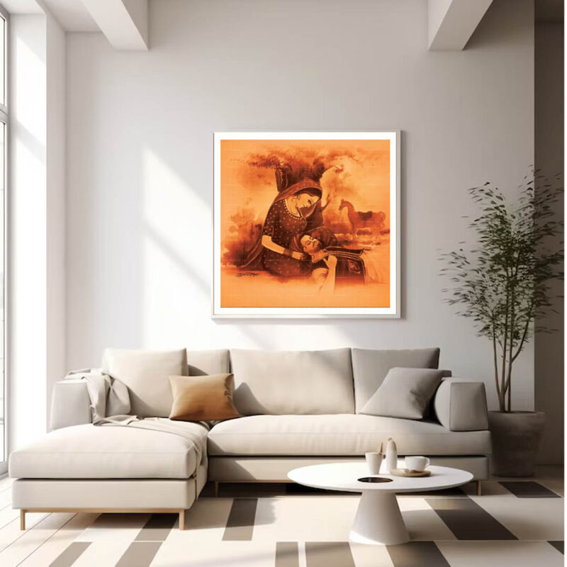Mirza Sahiba- Punjabi Painting - image 2