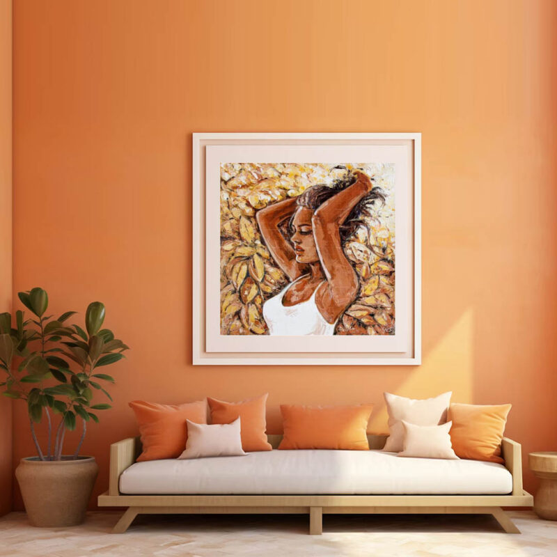 Painting Of A Beautiful Girl - image 2