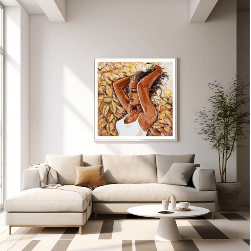 Painting Of A Beautiful Girl - image 3