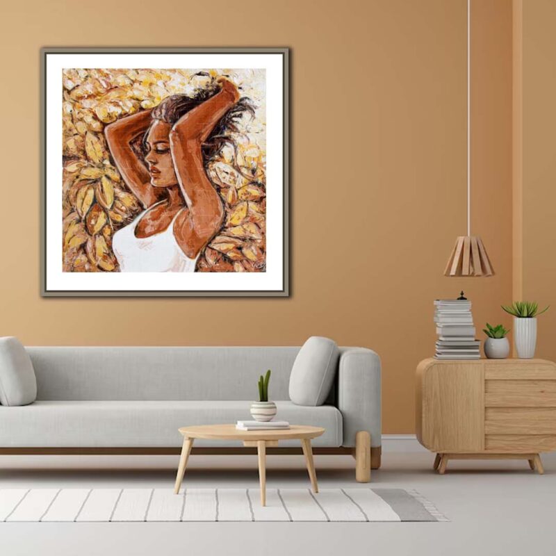 Painting Of A Beautiful Girl - image 4