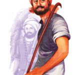 Punjabi Bhangra Gabru-Folk Painting