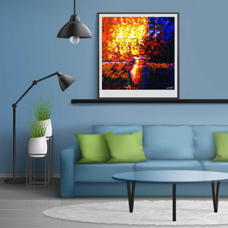 The Brighter Side- Floral Artwork - image 3