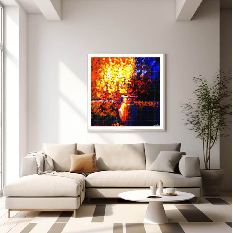 The Brighter Side- Floral Artwork - image 4
