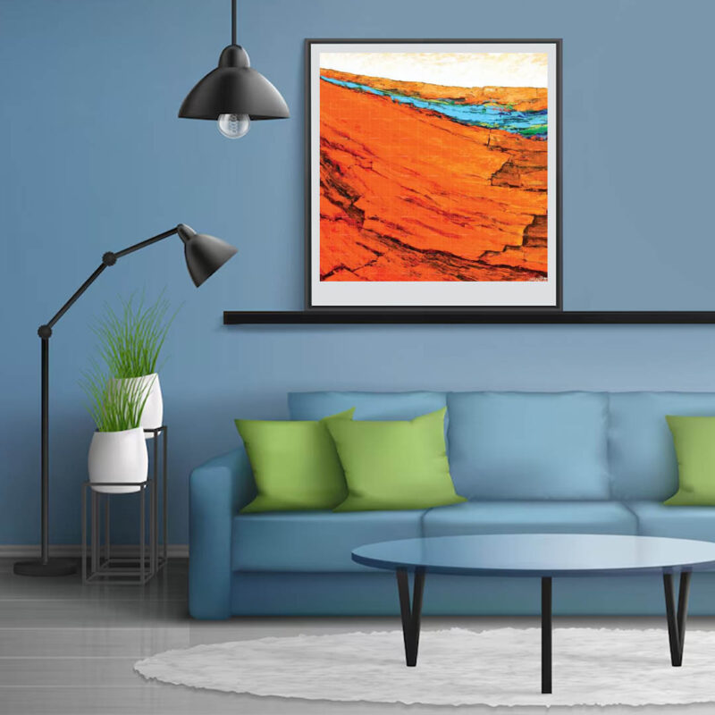 The Lake Beneath sky-Nature Painting - image 3