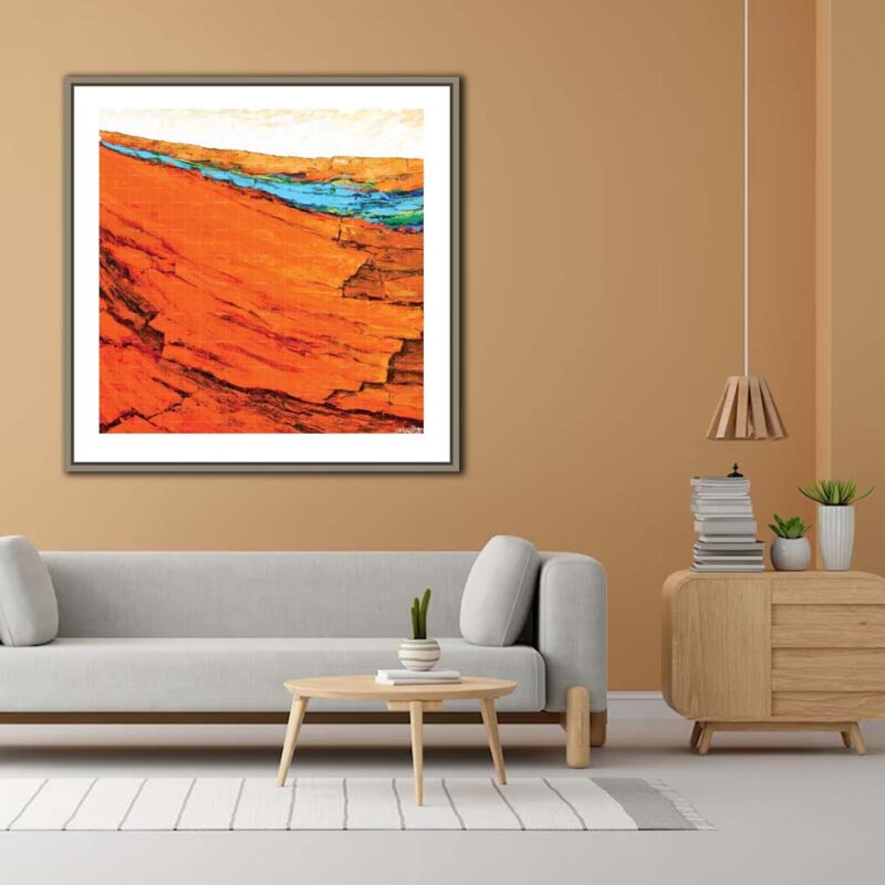 The Lake Beneath sky-Nature Painting - image 4