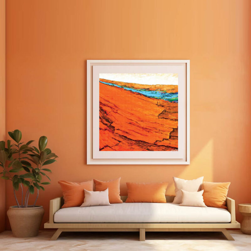 The Lake Beneath sky-Nature Painting - image 5