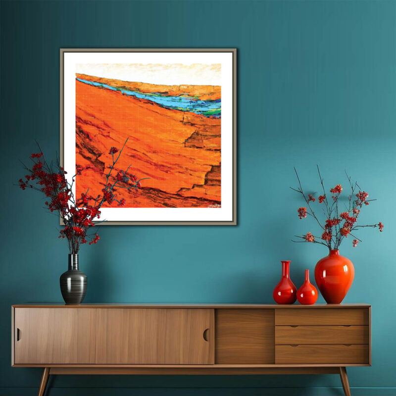 The Lake Beneath sky-Nature Painting - image 6