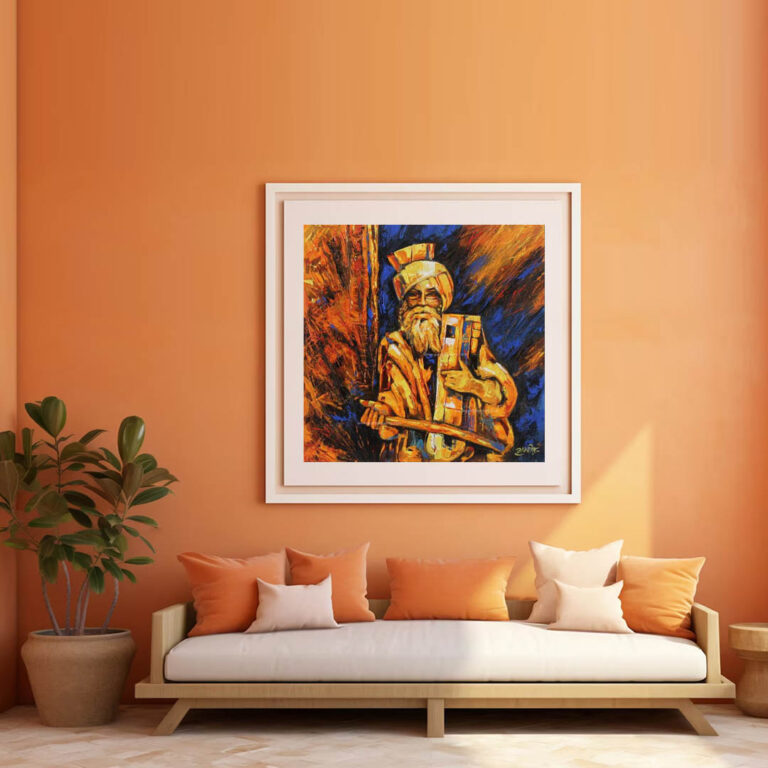 Ucha Dar Babe Nanak Da- Punjabi Folk Painting - gallery photo 2