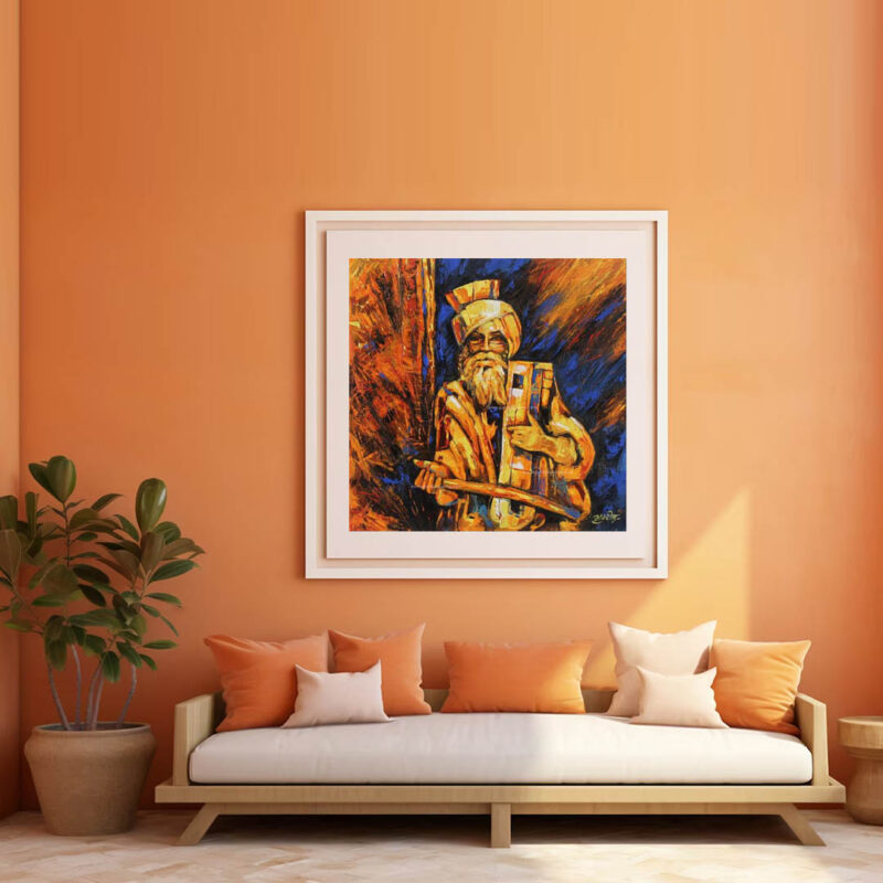 Ucha Dar Babe Nanak Da- Punjabi Folk Painting - image 3