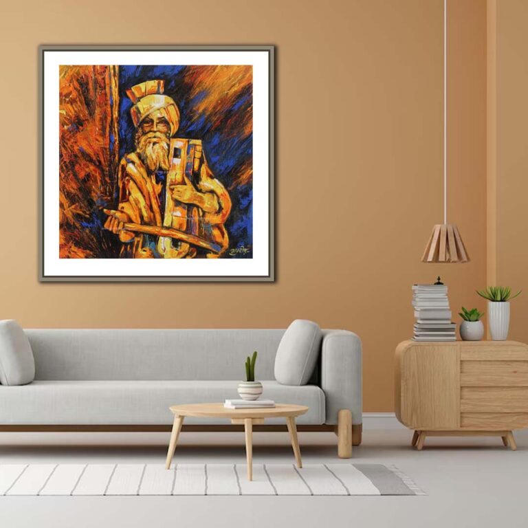 Ucha Dar Babe Nanak Da- Punjabi Folk Painting - gallery photo 3
