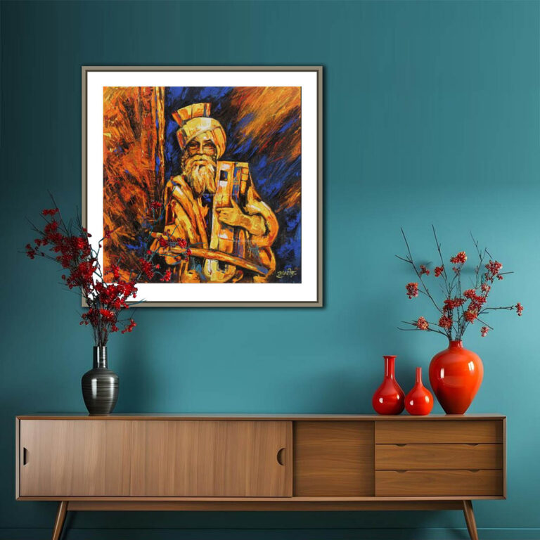 Ucha Dar Babe Nanak Da- Punjabi Folk Painting - gallery photo 4