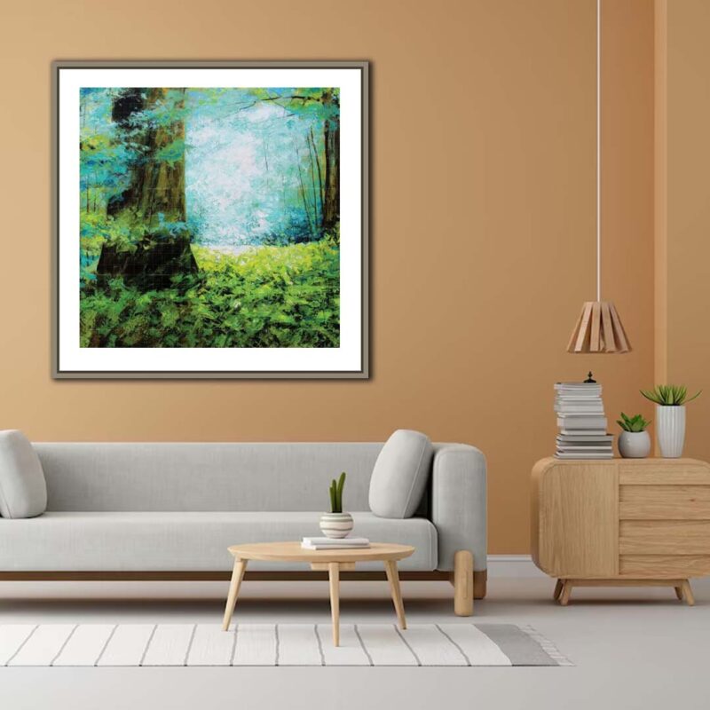 Amazon-Morning-Forest-Painting - image 2
