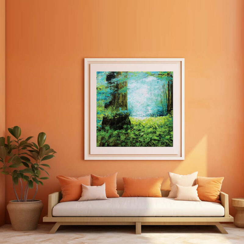 Amazon-Morning-Forest-Painting - image 5