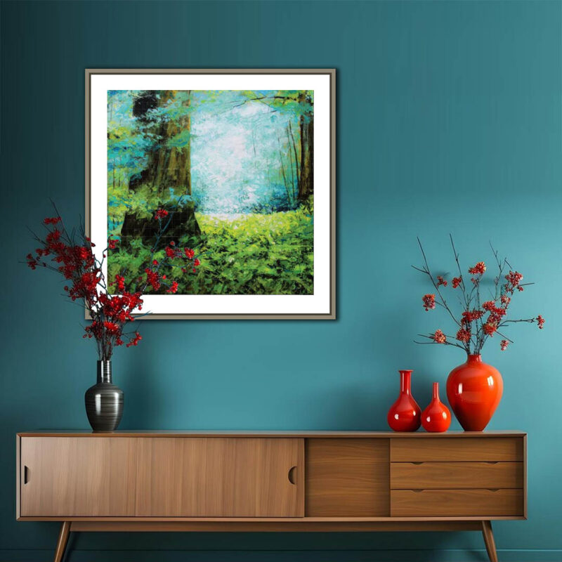 Amazon-Morning-Forest-Painting - image 6