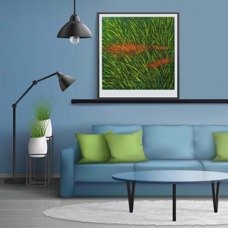 Dancing to the winds- Floral Painting - image 4