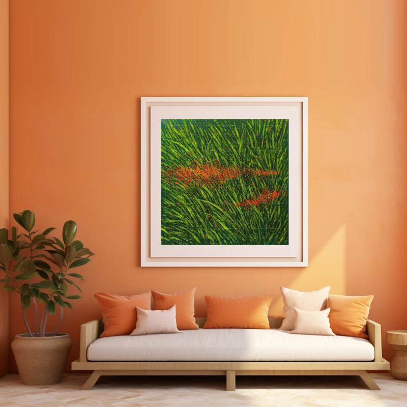 Dancing to the winds- Floral Painting - image 5