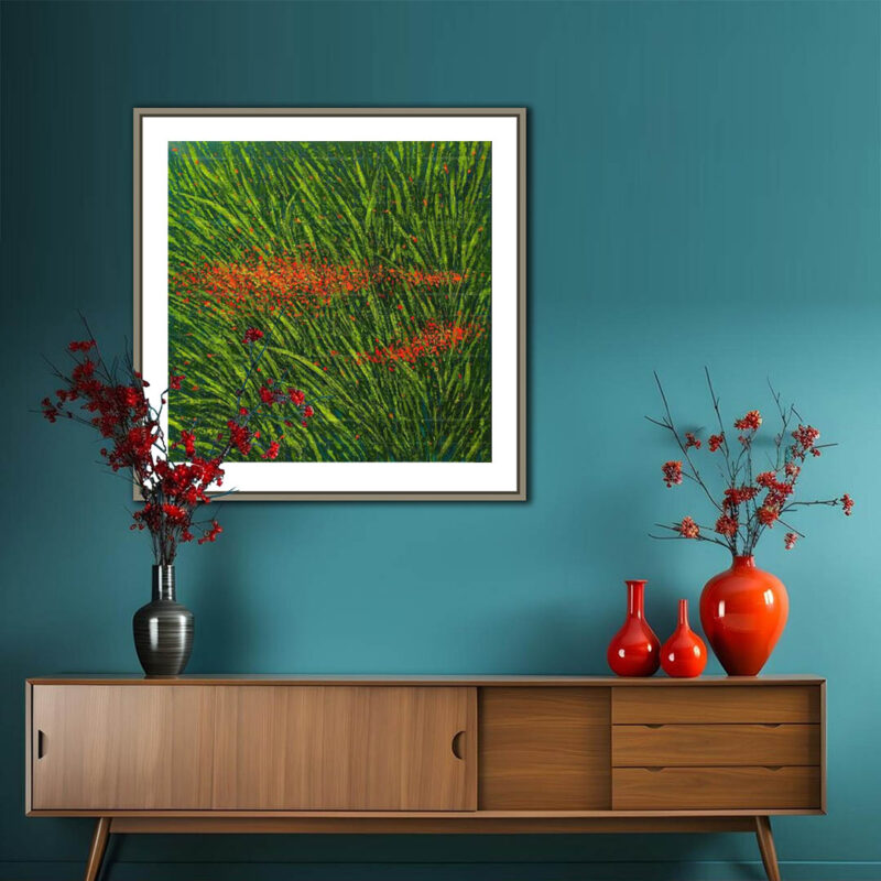 Dancing to the winds- Floral Painting - image 6