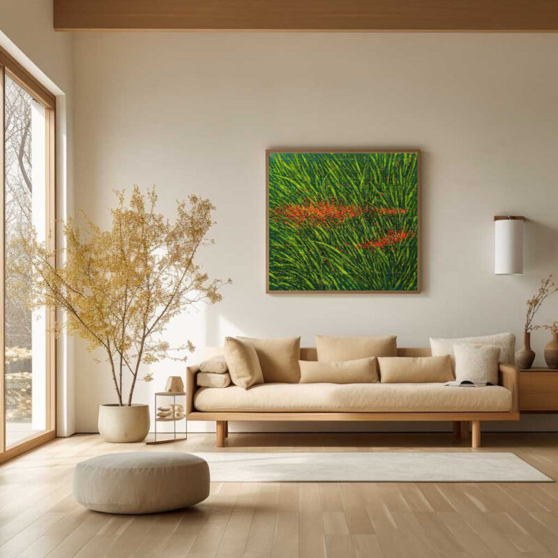 Dancing to the winds- Floral Painting - image 8