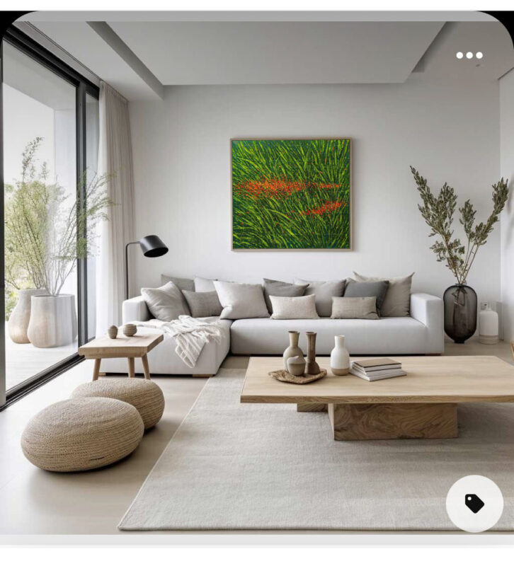 Dancing to the winds- Floral Painting - image 11