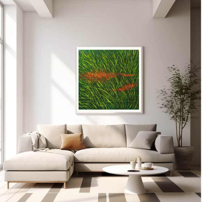 Dancing to the winds- Floral Painting - image 3