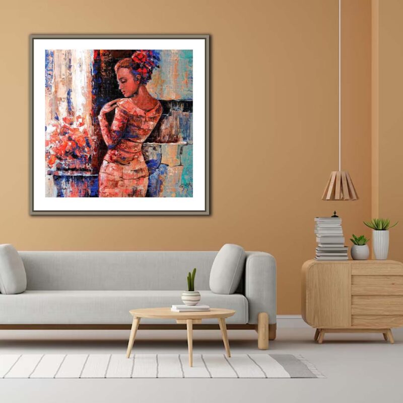 THE DYNAMIC BEAUTY- Girl Painting - image 2