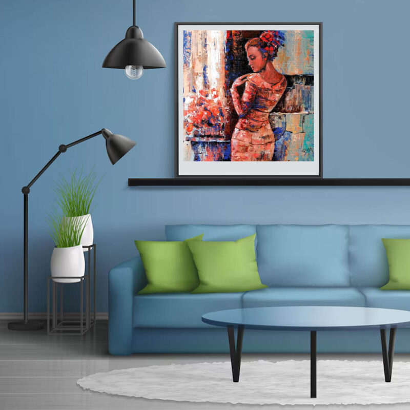 THE DYNAMIC BEAUTY- Girl Painting - image 4
