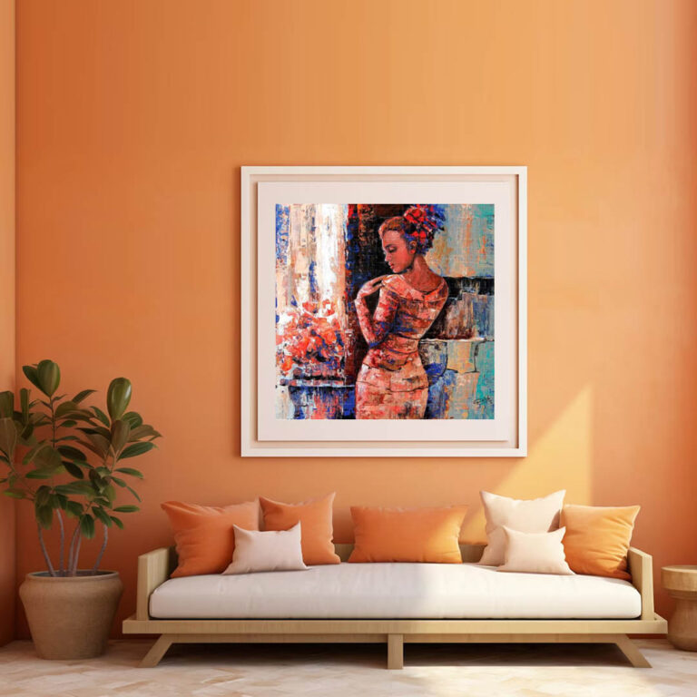 THE DYNAMIC BEAUTY- Girl Painting - gallery photo 4