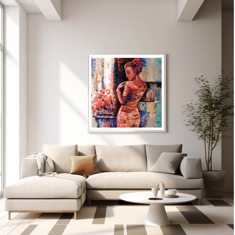 THE DYNAMIC BEAUTY- Girl Painting - image 3