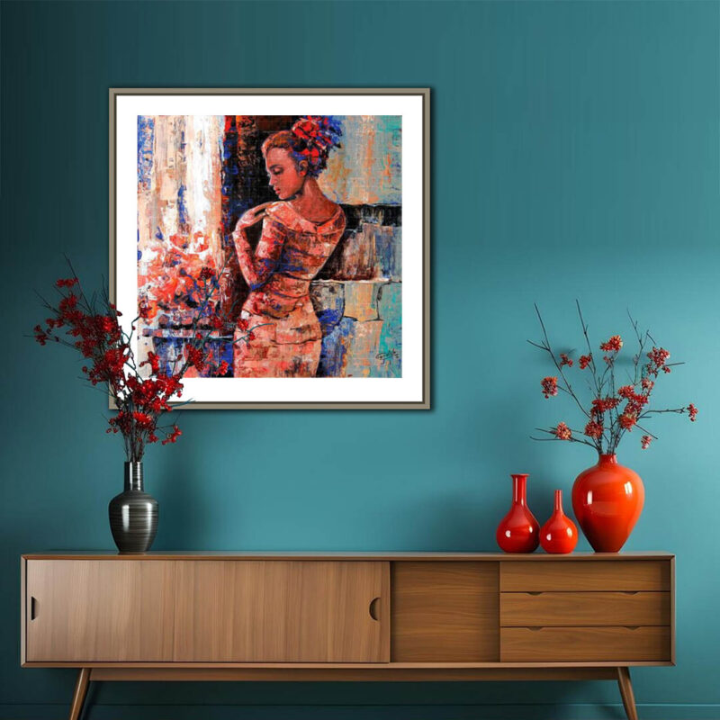 THE DYNAMIC BEAUTY- Girl Painting - image 6