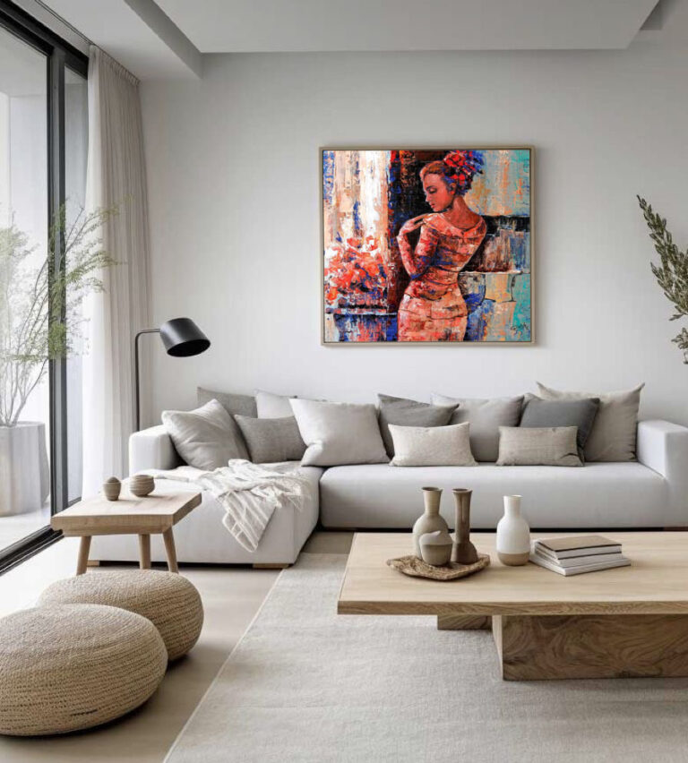 THE DYNAMIC BEAUTY- Girl Painting - gallery photo 6