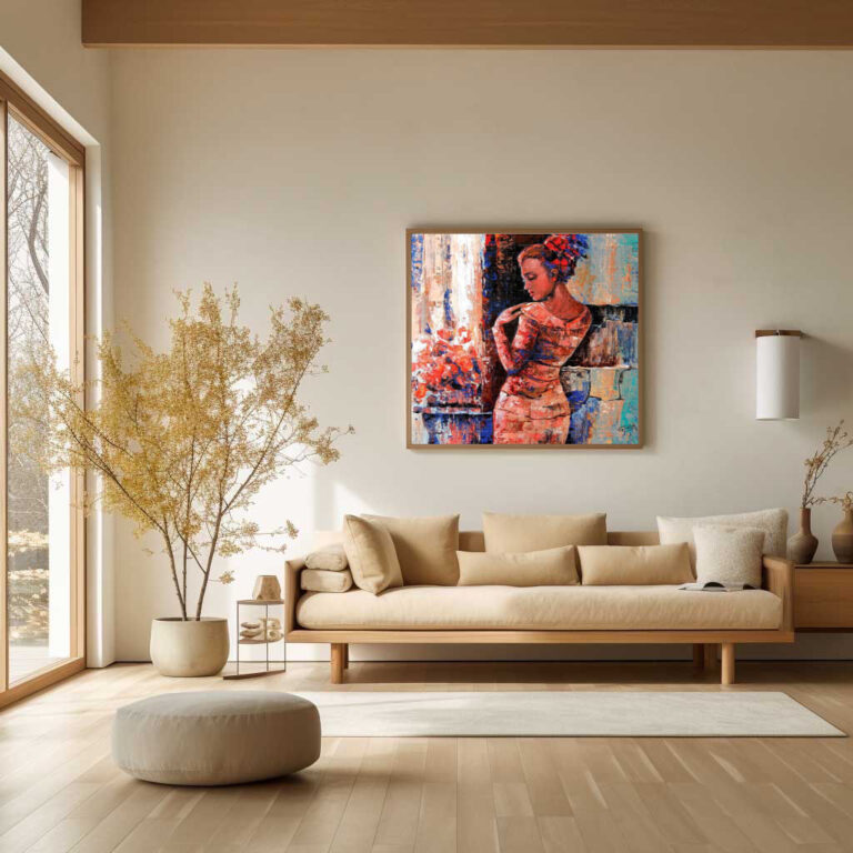 THE DYNAMIC BEAUTY- Girl Painting - gallery photo 7
