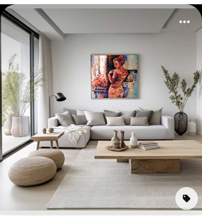 THE DYNAMIC BEAUTY- Girl Painting - gallery photo 9