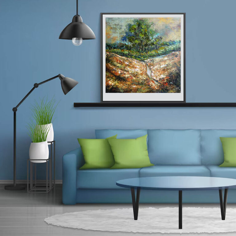 The Beautiful Landscape (Mera Pind)- Nature Painting - gallery photo 2