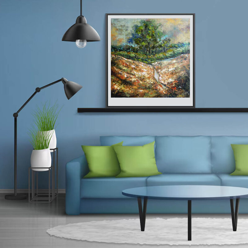 The Beautiful Landscape (Mera Pind)- Nature Painting - image 2