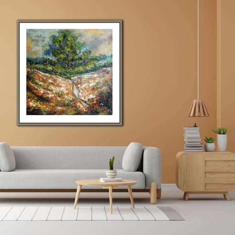 The Beautiful Landscape (Mera Pind)- Nature Painting - image 3