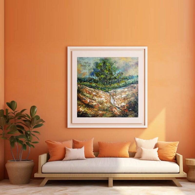 The Beautiful Landscape (Mera Pind)- Nature Painting - image 5