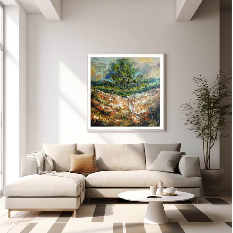 The Beautiful Landscape (Mera Pind)- Nature Painting - gallery photo 4