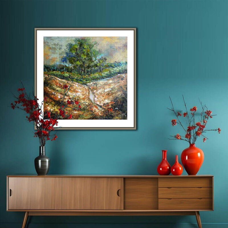 The Beautiful Landscape (Mera Pind)- Nature Painting - image 6