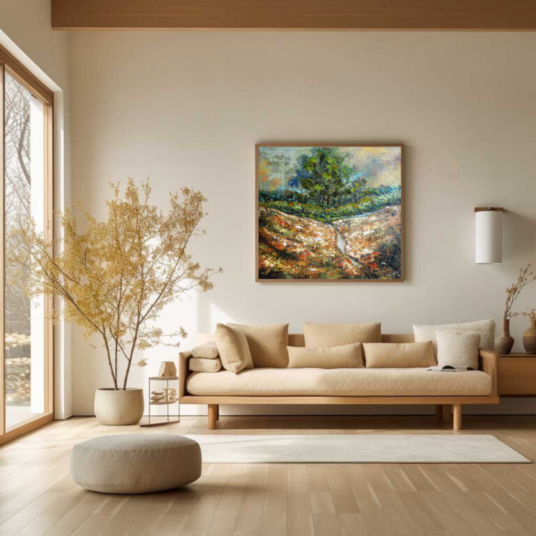 The Beautiful Landscape (Mera Pind)- Nature Painting - gallery photo 5