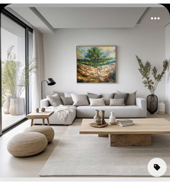 The Beautiful Landscape (Mera Pind)- Nature Painting - image 10