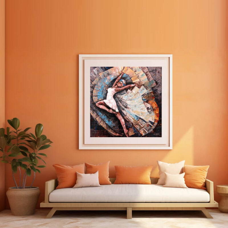 The Celestial Girl-Figurative Artwork - image 5
